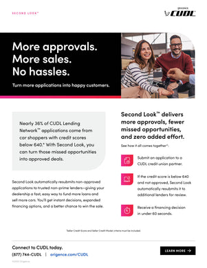 CUDL Second Look | Product Sheet