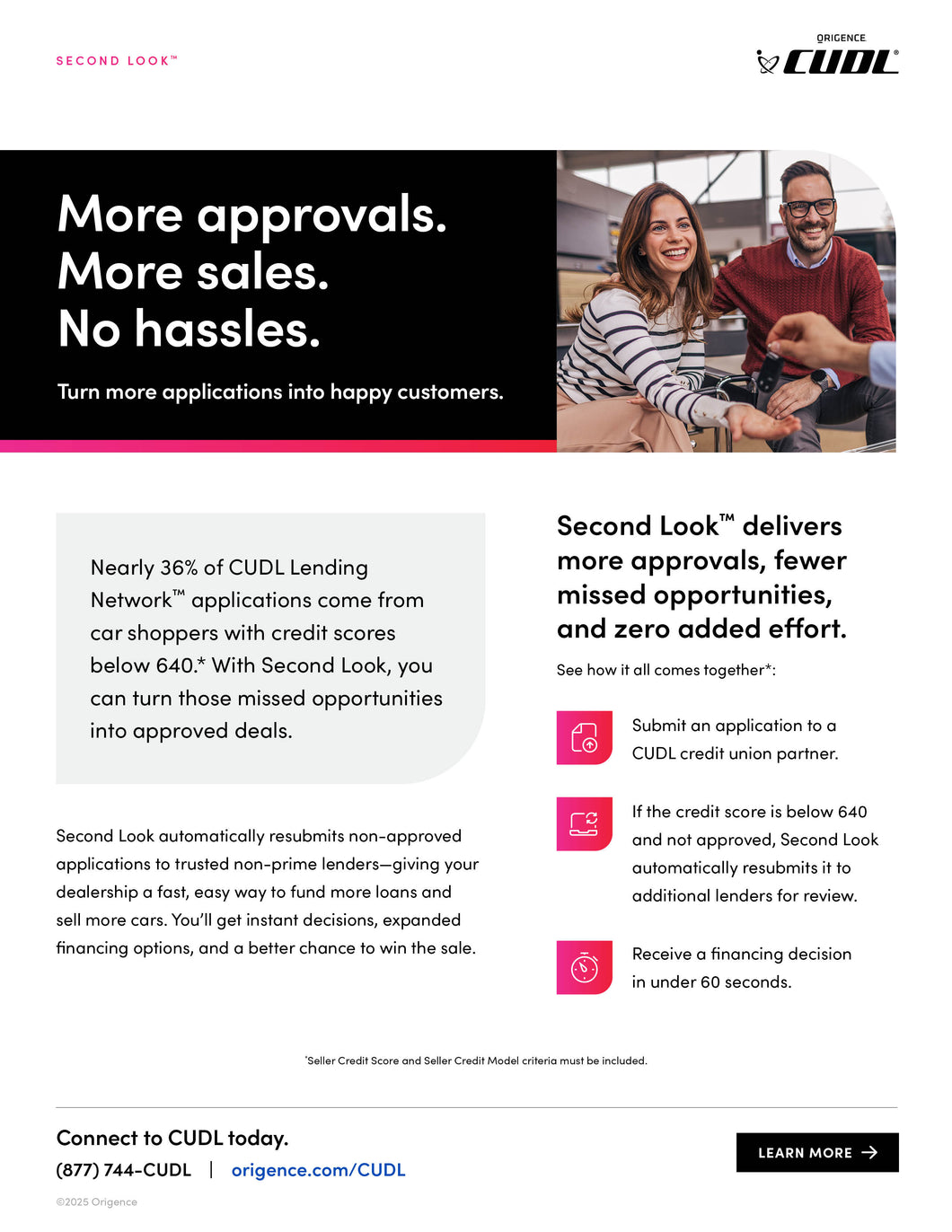 CUDL Second Look | Product Sheet