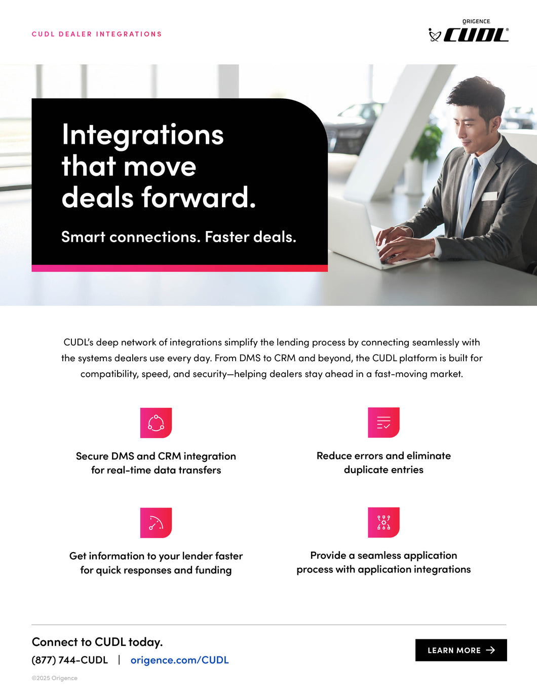 CUDL Dealer Integrations | Product Sheet