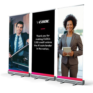 CUDL - 3 Piece Retractable Banner Set