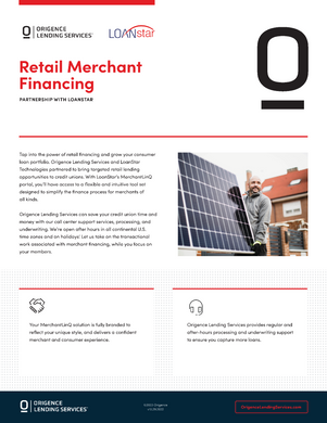 Origence Lending Services | Retail Financing