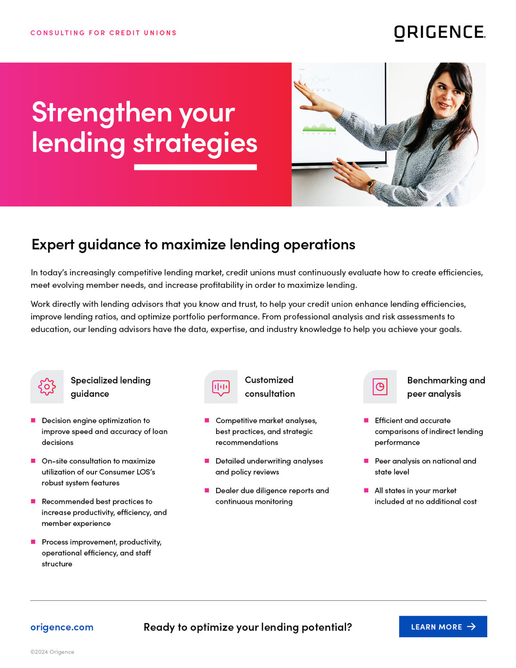 Consulting Overview Sales Sheet (Credit Unions)