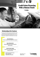 CUDL Brand Mailer - Credit Union Financing With a Human Touch